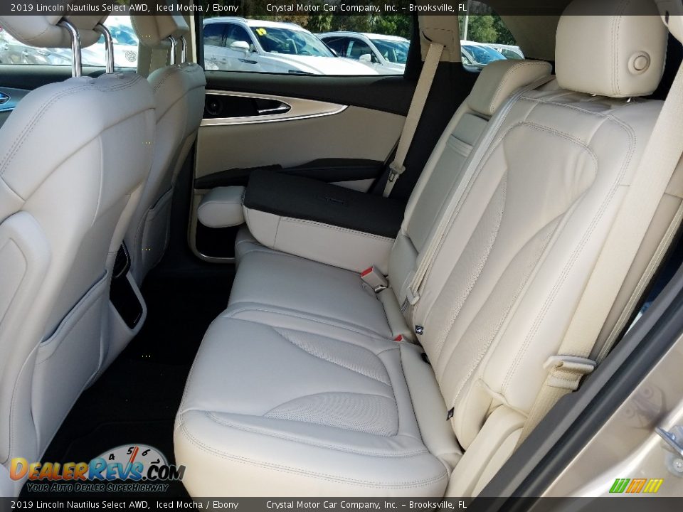 Rear Seat of 2019 Lincoln Nautilus Select AWD Photo #10