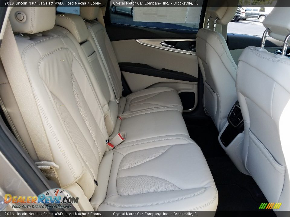 Rear Seat of 2019 Lincoln Nautilus Select AWD Photo #11