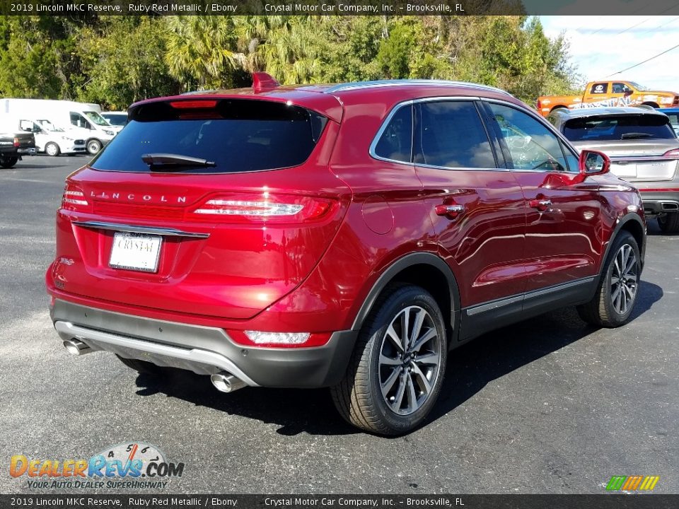 2019 Lincoln MKC Reserve Ruby Red Metallic / Ebony Photo #5