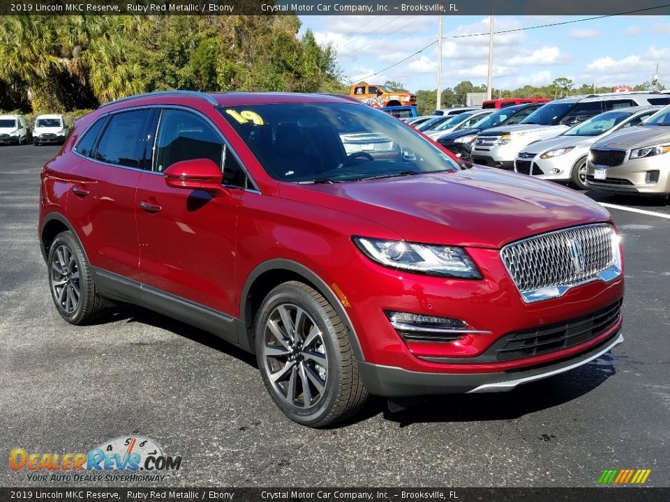 2019 Lincoln MKC Reserve Ruby Red Metallic / Ebony Photo #7