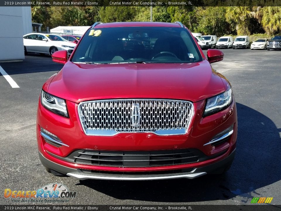 2019 Lincoln MKC Reserve Ruby Red Metallic / Ebony Photo #8