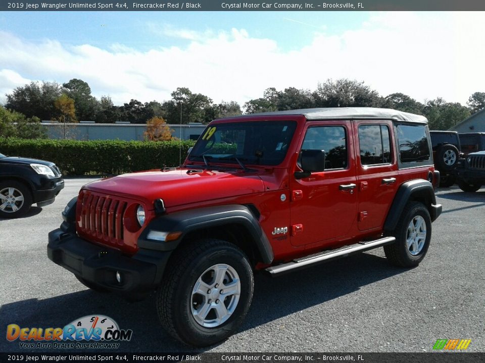 2019 Jeep Wrangler Unlimited Sport 4x4 Firecracker Red / Black Photo #1