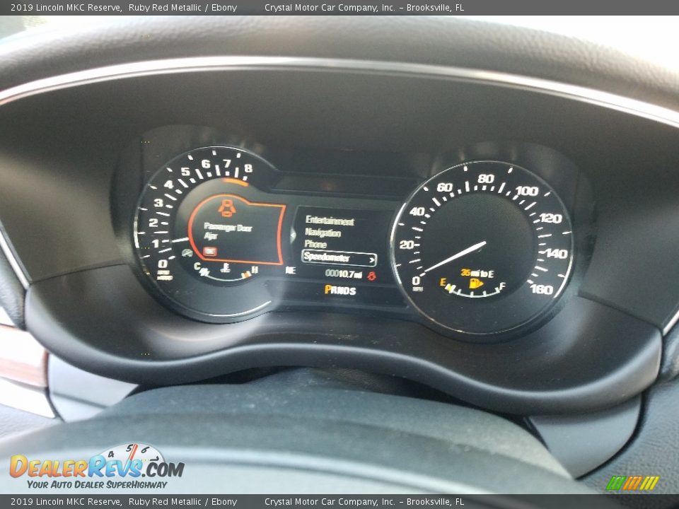 2019 Lincoln MKC Reserve Gauges Photo #14