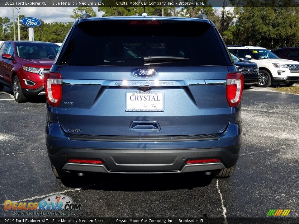 2019 Ford Explorer XLT Blue Metallic / Medium Black Photo #4