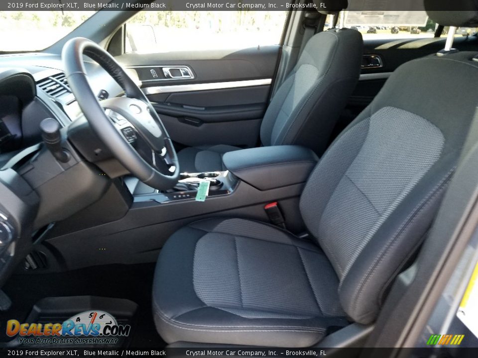 2019 Ford Explorer XLT Blue Metallic / Medium Black Photo #9