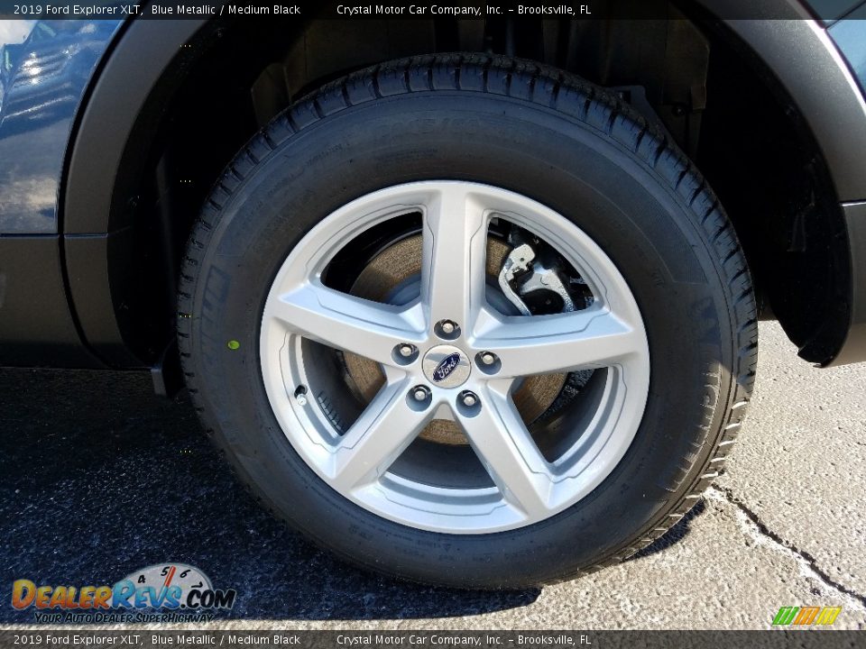 2019 Ford Explorer XLT Blue Metallic / Medium Black Photo #20
