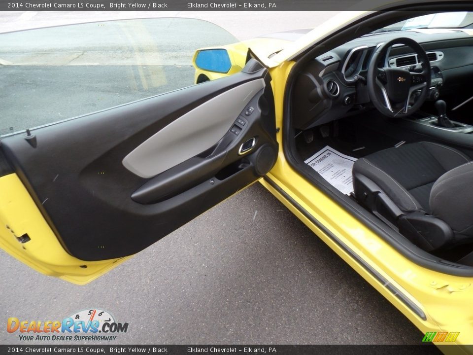 2014 Chevrolet Camaro LS Coupe Bright Yellow / Black Photo #10
