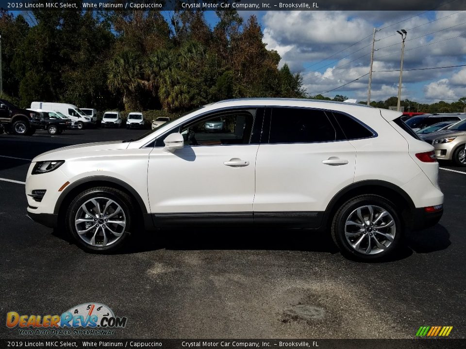 2019 Lincoln MKC Select White Platinum / Cappuccino Photo #2