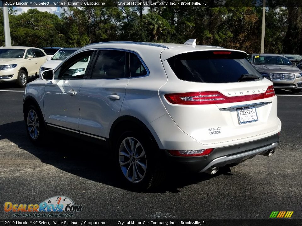 2019 Lincoln MKC Select White Platinum / Cappuccino Photo #3