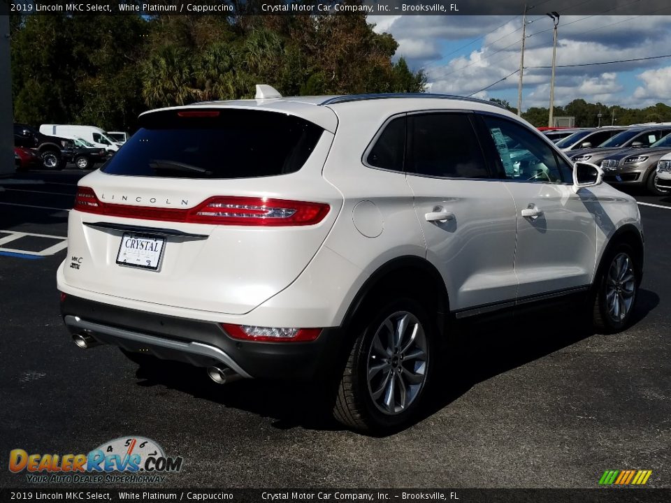 2019 Lincoln MKC Select White Platinum / Cappuccino Photo #5