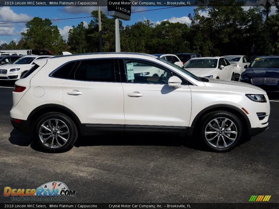 2019 Lincoln MKC Select White Platinum / Cappuccino Photo #6