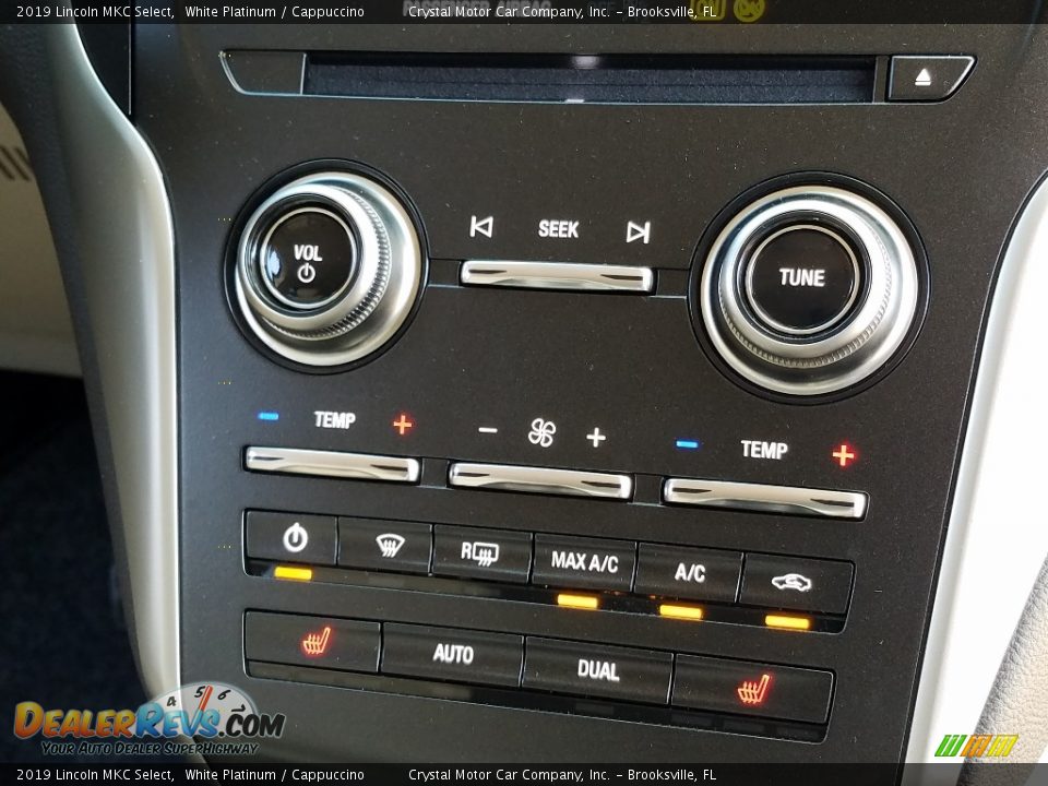 2019 Lincoln MKC Select White Platinum / Cappuccino Photo #16