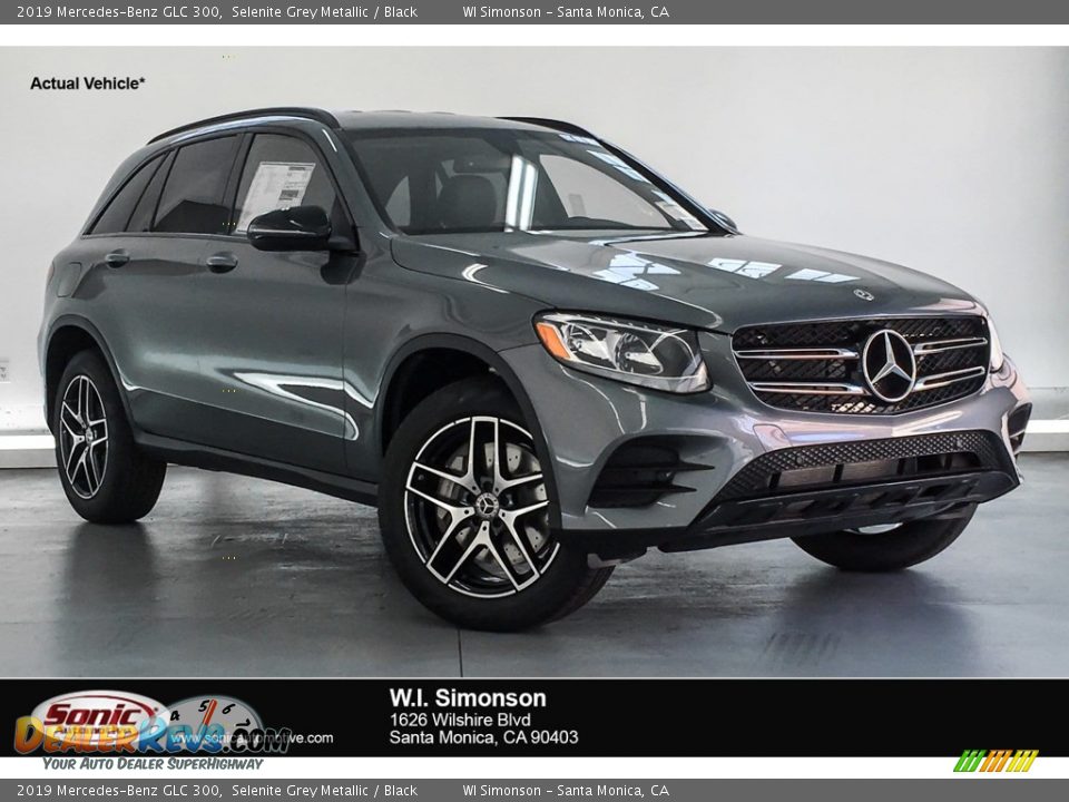2019 Mercedes-Benz GLC 300 Selenite Grey Metallic / Black Photo #1