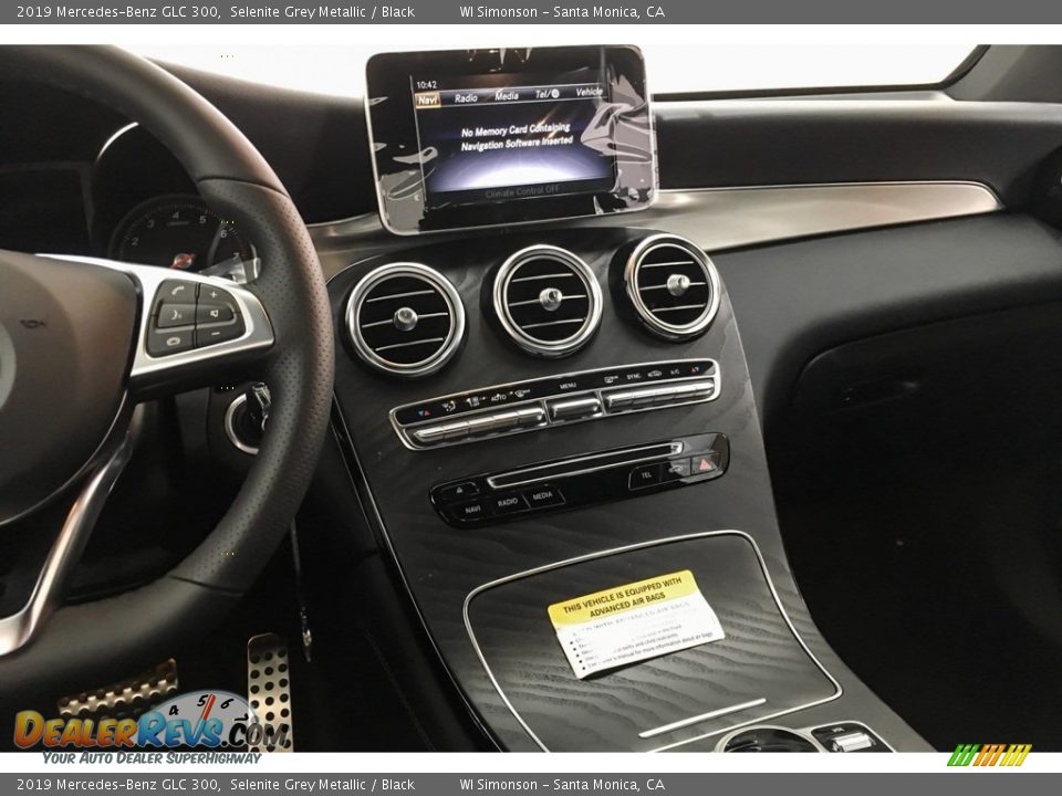 2019 Mercedes-Benz GLC 300 Selenite Grey Metallic / Black Photo #6