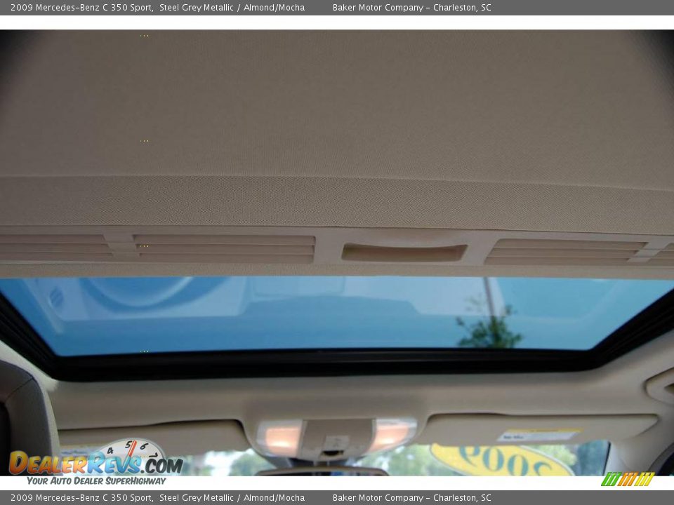 2009 Mercedes-Benz C 350 Sport Steel Grey Metallic / Almond/Mocha Photo #4