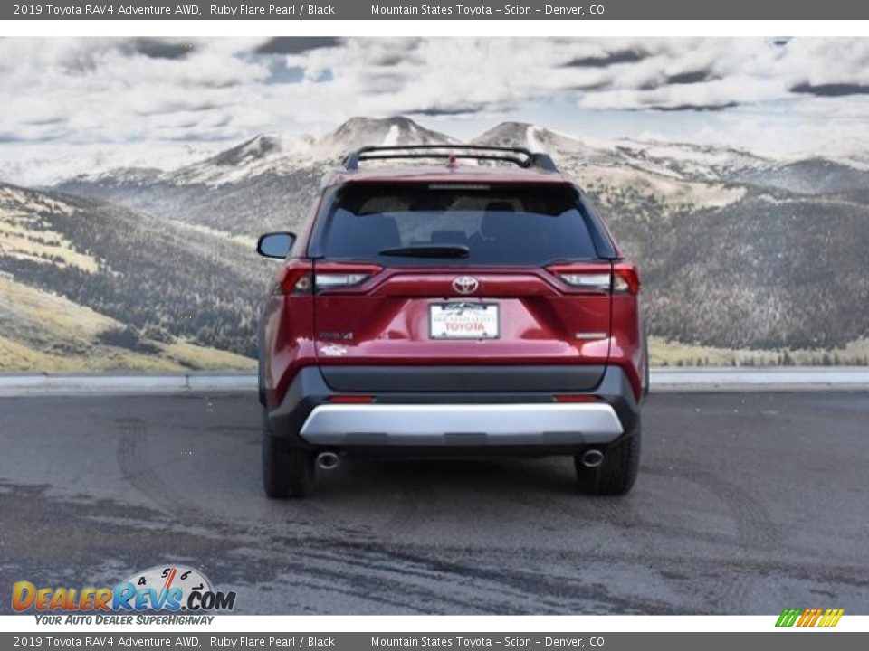 2019 Toyota RAV4 Adventure AWD Ruby Flare Pearl / Black Photo #4