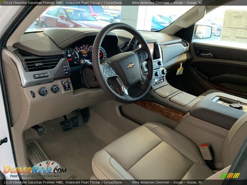 2019 Chevrolet Suburban Premier 4WD Iridescent Pearl Tricoat / Cocoa/Dune Photo #6