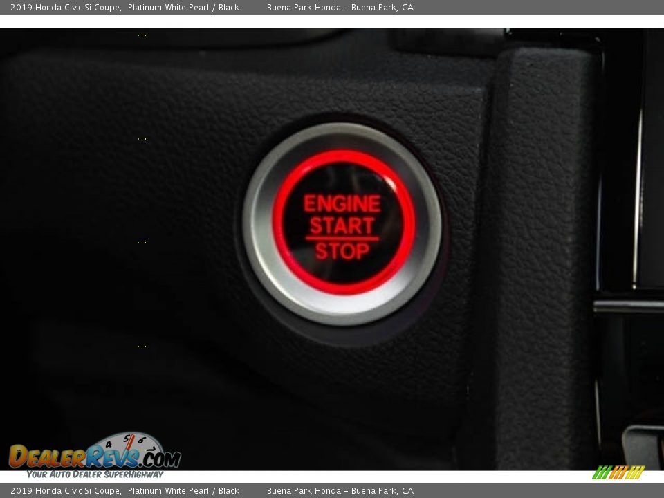 2019 Honda Civic Si Coupe Platinum White Pearl / Black Photo #25