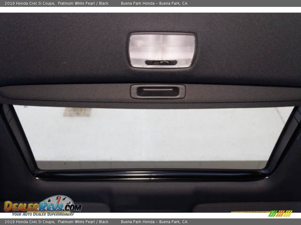 2019 Honda Civic Si Coupe Platinum White Pearl / Black Photo #29