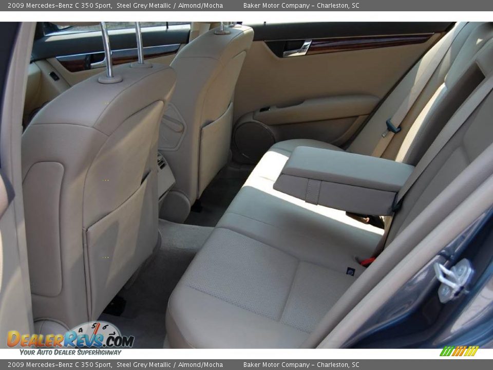 2009 Mercedes-Benz C 350 Sport Steel Grey Metallic / Almond/Mocha Photo #7