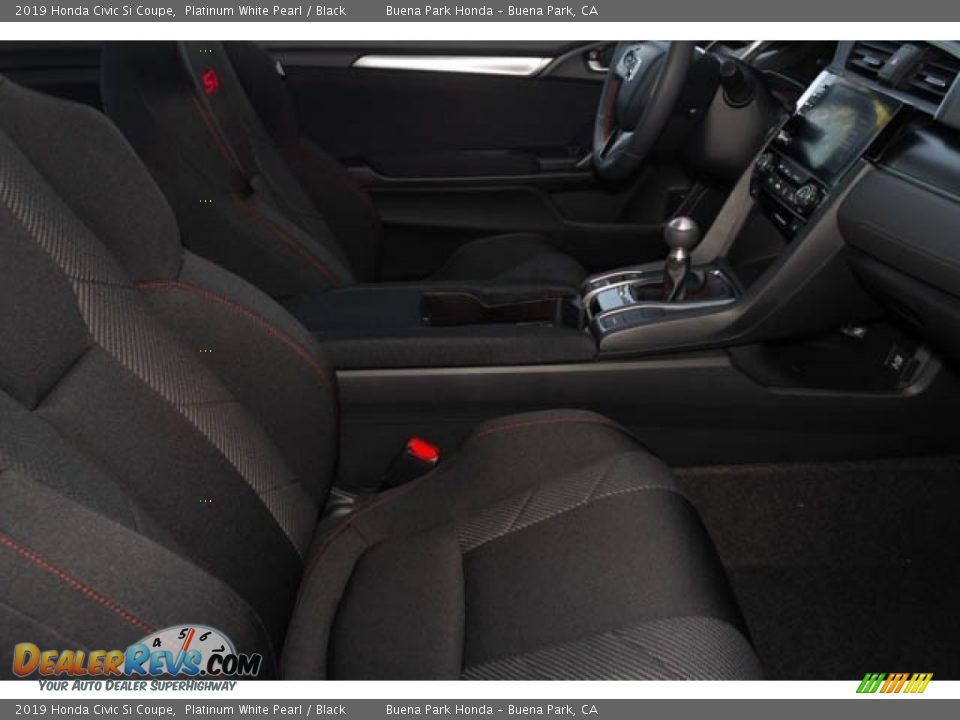 2019 Honda Civic Si Coupe Platinum White Pearl / Black Photo #30