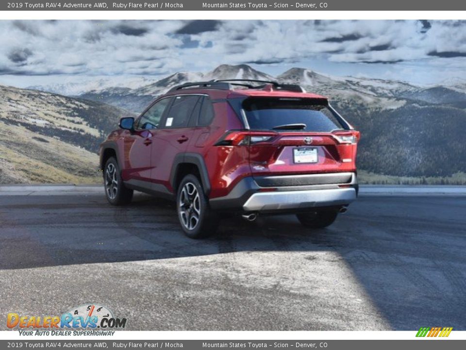 2019 Toyota RAV4 Adventure AWD Ruby Flare Pearl / Mocha Photo #3