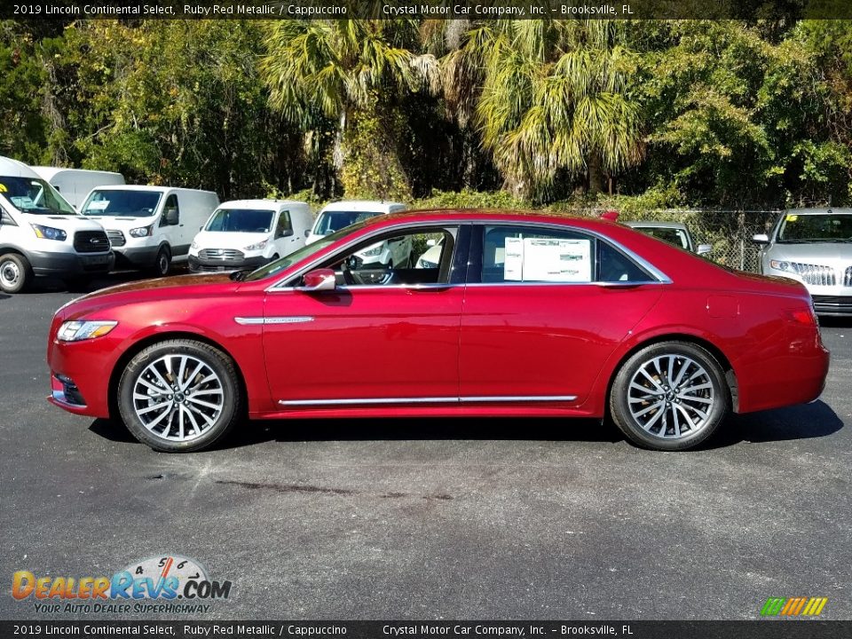 Ruby Red Metallic 2019 Lincoln Continental Select Photo #2