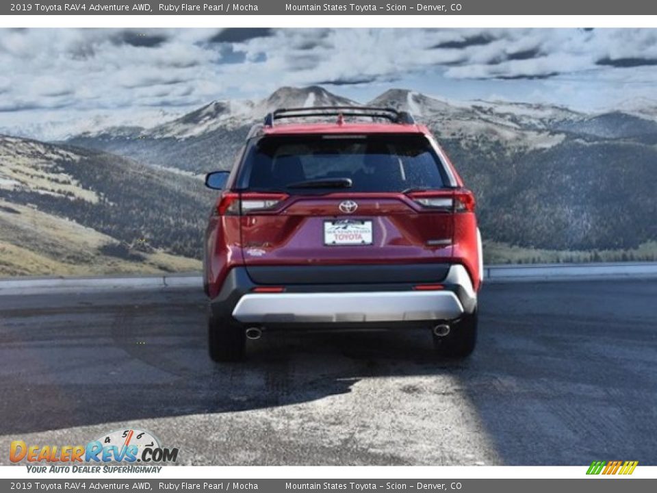 2019 Toyota RAV4 Adventure AWD Ruby Flare Pearl / Mocha Photo #4