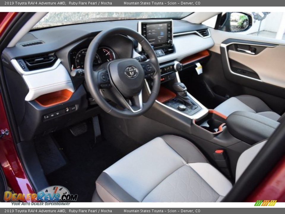 2019 Toyota RAV4 Adventure AWD Ruby Flare Pearl / Mocha Photo #5