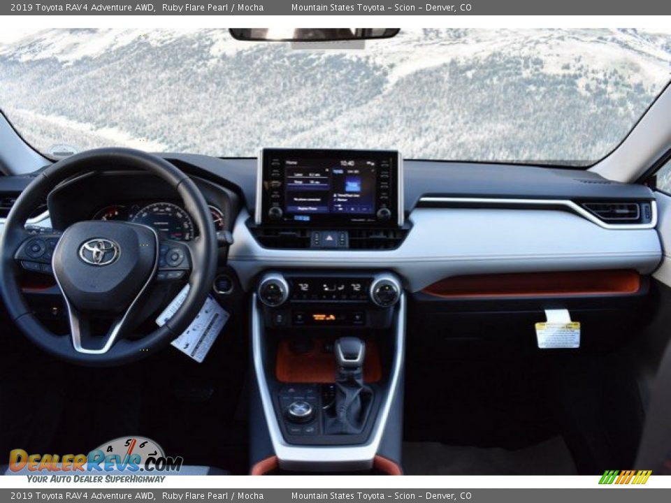 2019 Toyota RAV4 Adventure AWD Ruby Flare Pearl / Mocha Photo #8