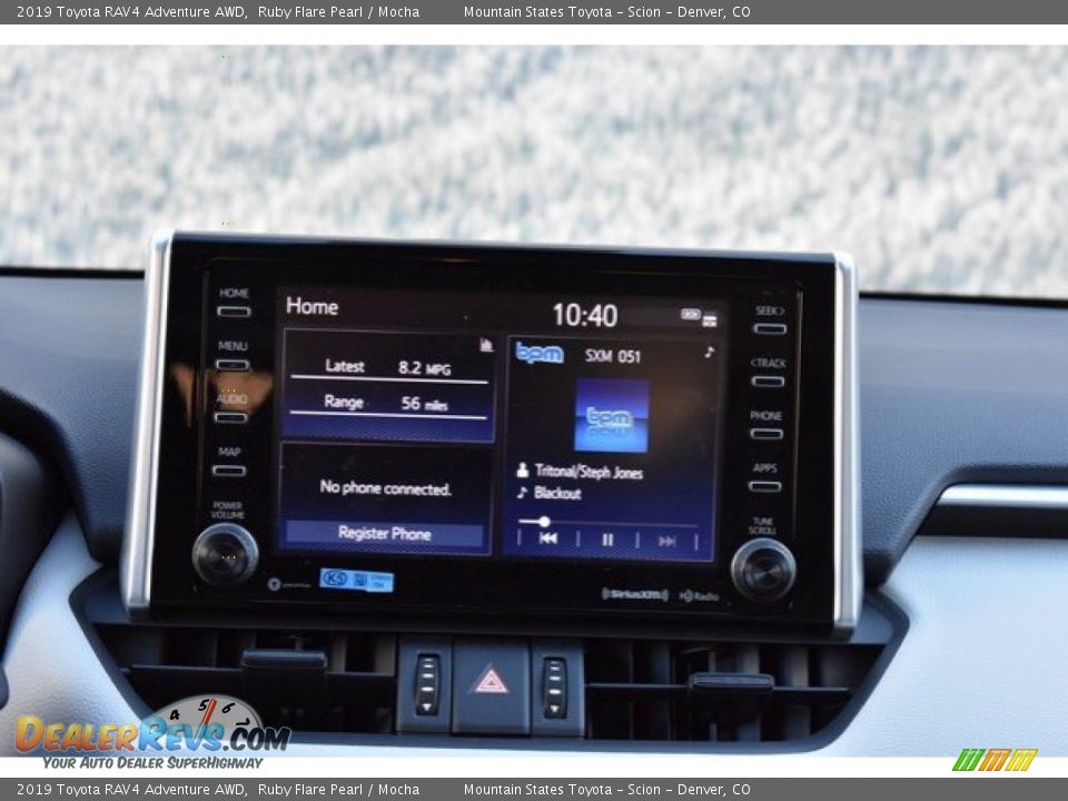 2019 Toyota RAV4 Adventure AWD Ruby Flare Pearl / Mocha Photo #9