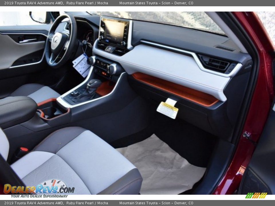2019 Toyota RAV4 Adventure AWD Ruby Flare Pearl / Mocha Photo #10