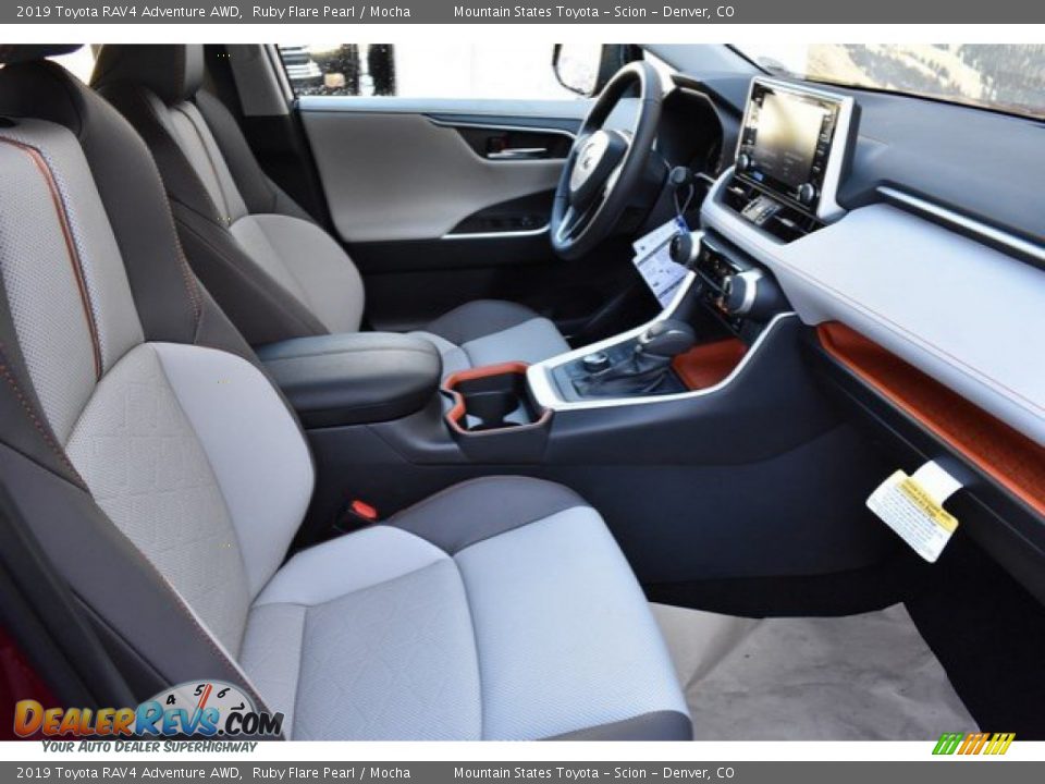 2019 Toyota RAV4 Adventure AWD Ruby Flare Pearl / Mocha Photo #11