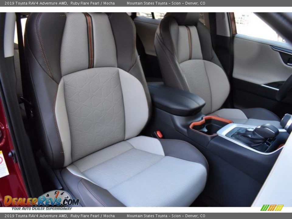 2019 Toyota RAV4 Adventure AWD Ruby Flare Pearl / Mocha Photo #12