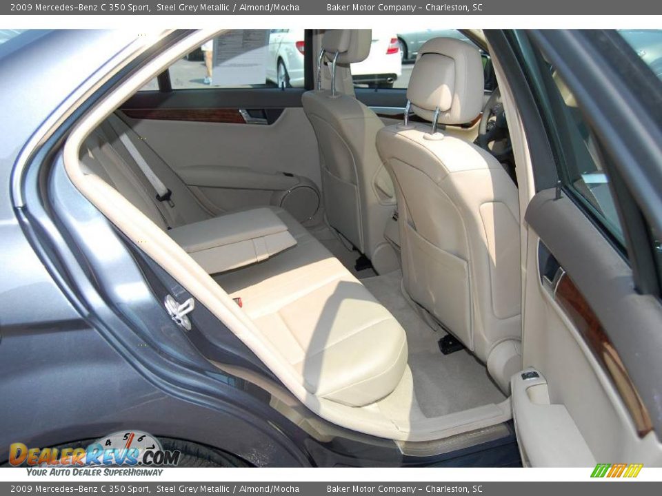2009 Mercedes-Benz C 350 Sport Steel Grey Metallic / Almond/Mocha Photo #9