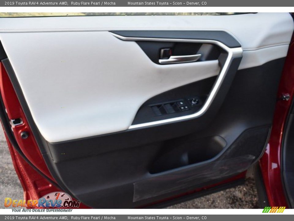 2019 Toyota RAV4 Adventure AWD Ruby Flare Pearl / Mocha Photo #19