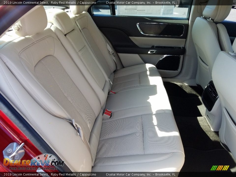 2019 Lincoln Continental Select Ruby Red Metallic / Cappuccino Photo #11