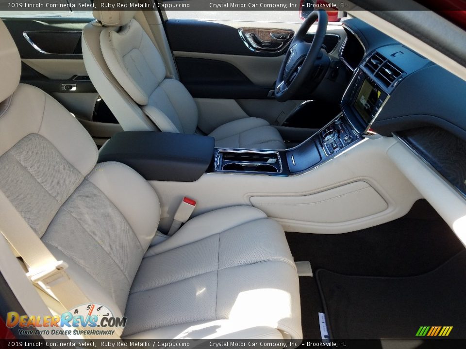 2019 Lincoln Continental Select Ruby Red Metallic / Cappuccino Photo #12