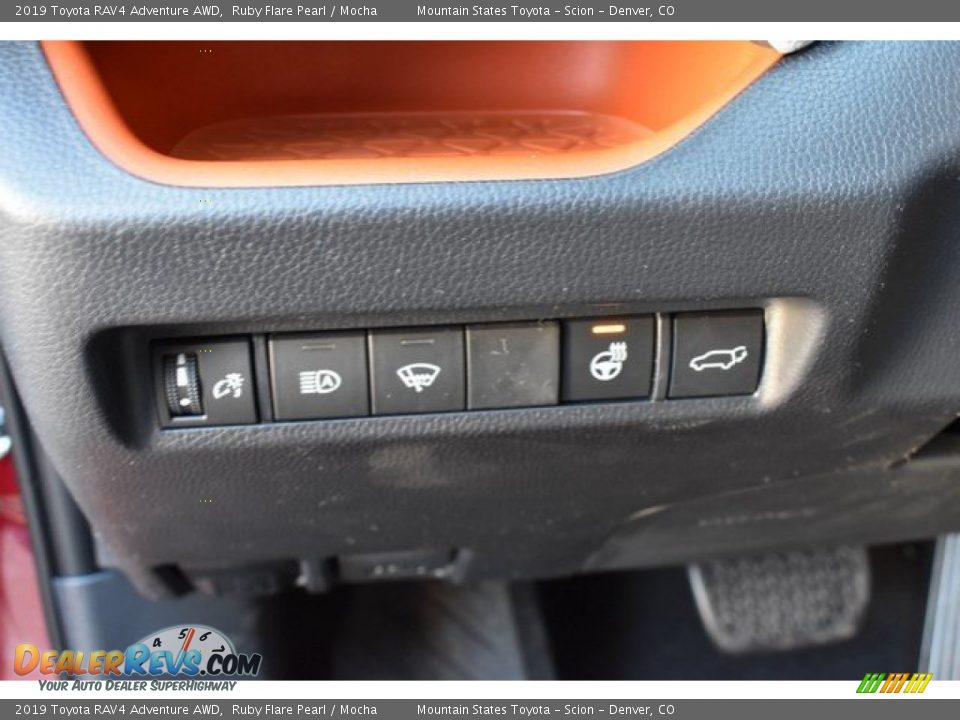 2019 Toyota RAV4 Adventure AWD Ruby Flare Pearl / Mocha Photo #24