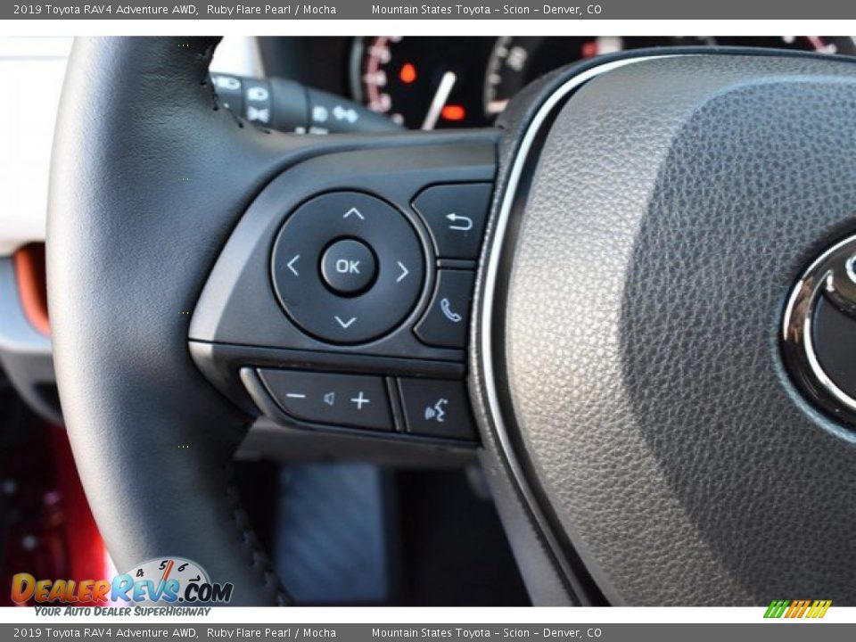 2019 Toyota RAV4 Adventure AWD Ruby Flare Pearl / Mocha Photo #25