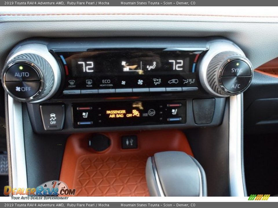 2019 Toyota RAV4 Adventure AWD Ruby Flare Pearl / Mocha Photo #28