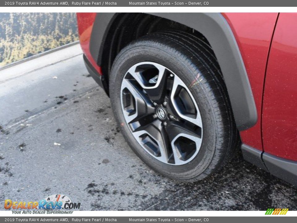 2019 Toyota RAV4 Adventure AWD Ruby Flare Pearl / Mocha Photo #32