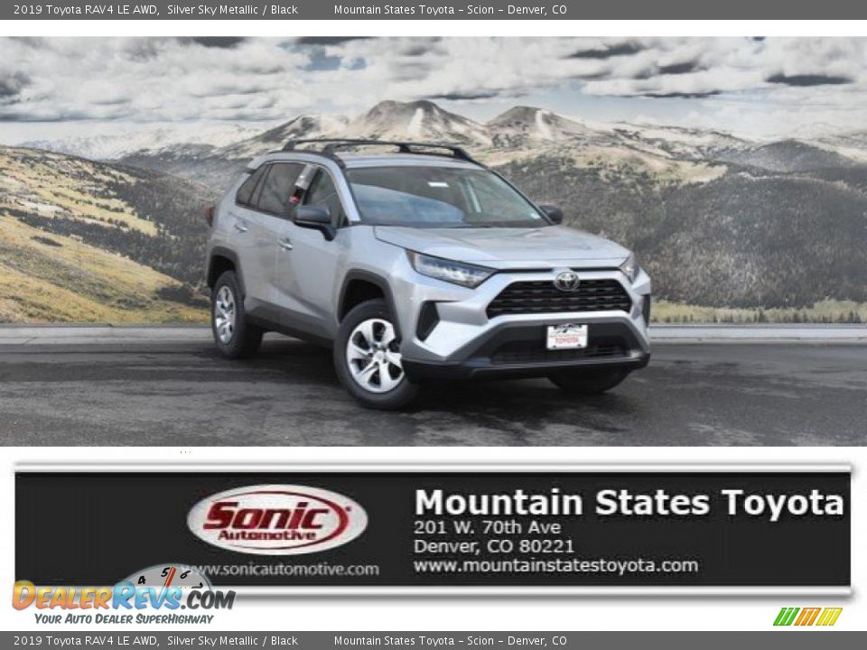 2019 Toyota RAV4 LE AWD Silver Sky Metallic / Black Photo #1