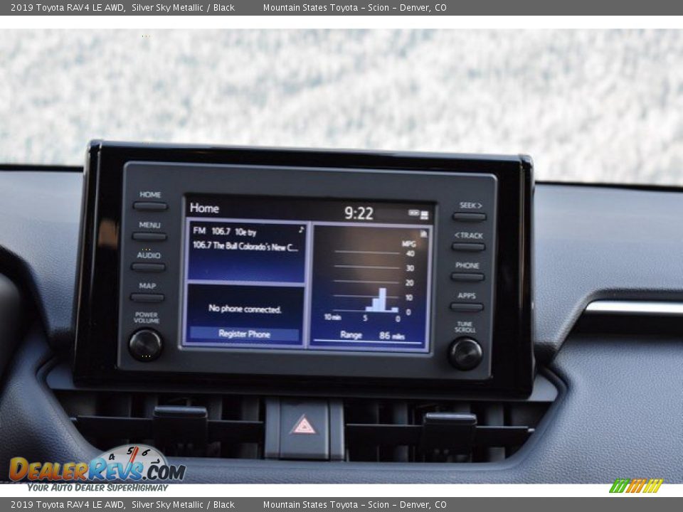 2019 Toyota RAV4 LE AWD Silver Sky Metallic / Black Photo #9