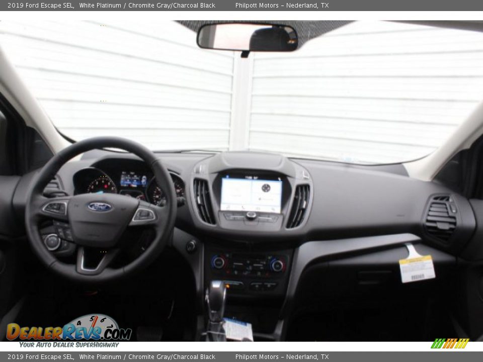 2019 Ford Escape SEL White Platinum / Chromite Gray/Charcoal Black Photo #20