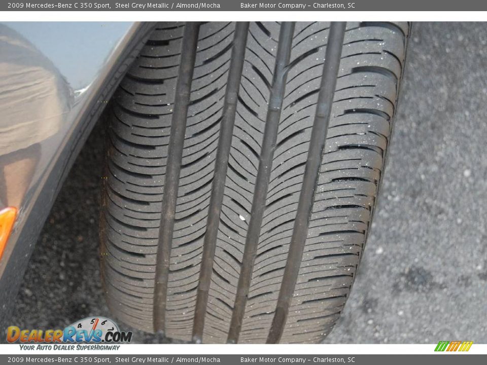2009 Mercedes-Benz C 350 Sport Steel Grey Metallic / Almond/Mocha Photo #19
