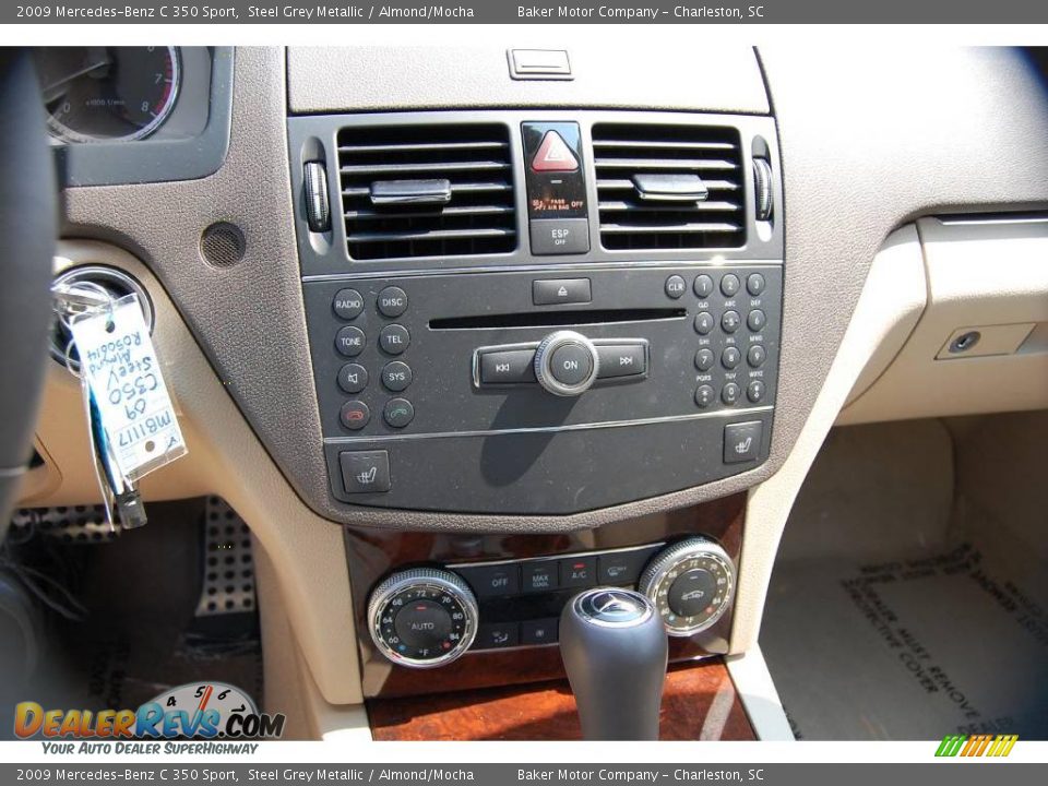 2009 Mercedes-Benz C 350 Sport Steel Grey Metallic / Almond/Mocha Photo #21