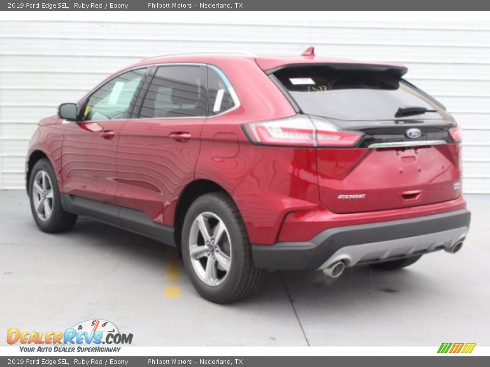 2019 Ford Edge SEL Ruby Red / Ebony Photo #6