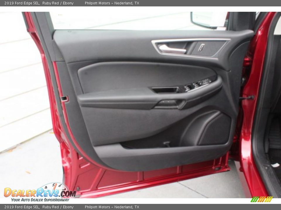 2019 Ford Edge SEL Ruby Red / Ebony Photo #9
