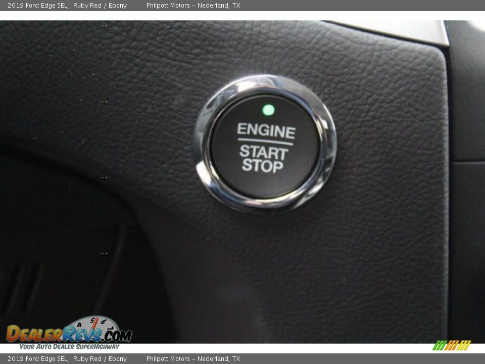 2019 Ford Edge SEL Ruby Red / Ebony Photo #14